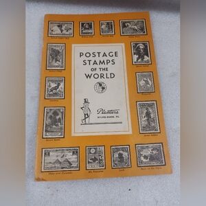 Planters Postage Stamps Of The World Book Mr Peanuts Collectors Album Vtg 1934